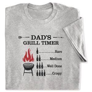 Dads Grill Timer T-Shirt