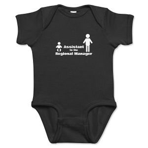 Assistant to the Regional Manager Baby Bodysuit Romper