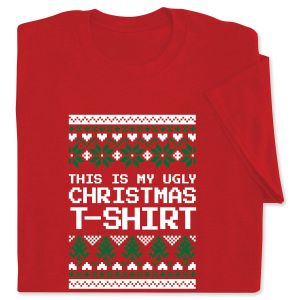 Ugly Christmas Red Adult T-Shirt