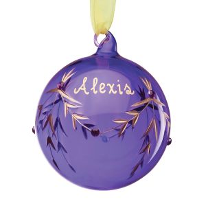 February Birthstone Ornament