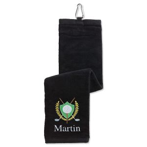 Crest Golf Personalized Towel