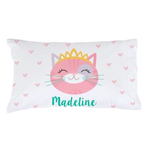 Personalized Kitty Pillow Case