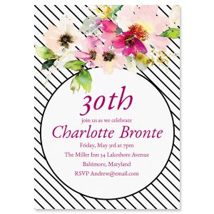 Charmed Milestone Personalized Invitation - Light Weight Stock