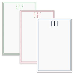 Stripes Personalized Notepads