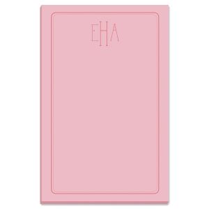 Solid Personalized Notepads - Pink