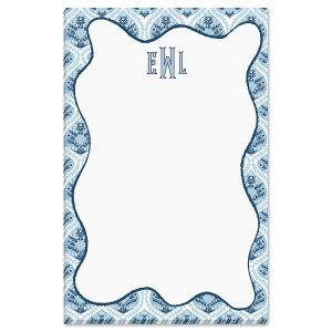 Coastal Damask Personalized Notepads