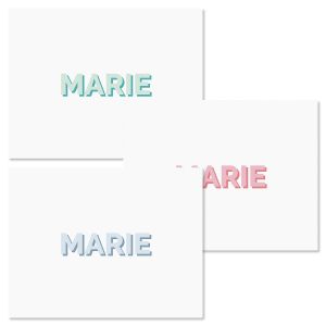 Shadow Cast Personalized Note Cards