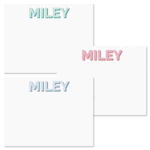 Shadow Cast Personalized Correspondence Cards