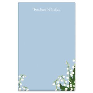Lily of the Valley Personalized Notepads