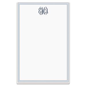 Stripes Personalized Notepads - Blue