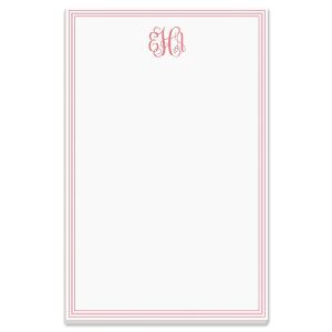 Stripes Personalized Notepads - Pink