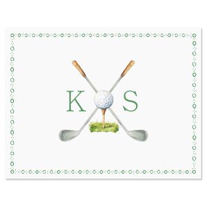 Golf Personalized Note Cards