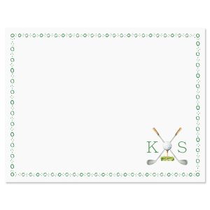 Golf Personalized Correspondence Cards