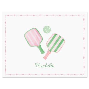 Pickleball Personalized Note Cards