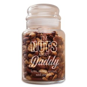 I'm Nuts About You Personalized Jar