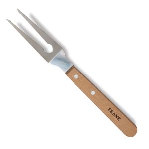 BBQ Fork with Personalized Wooden Handle