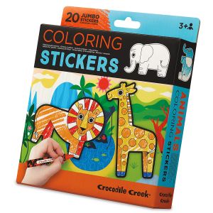 Coloring Animal Stickers