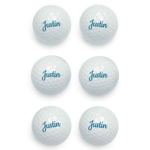 Blue Name Personalized Golf Balls