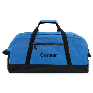 Blue and Black 23" Duffel Bag