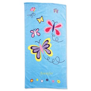 Butterfly Personalized Towel