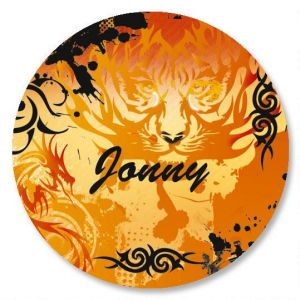 Tiger Pride Personalized Stickers
