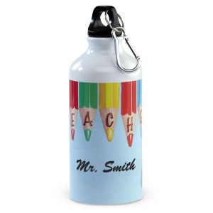 Teacher-Themed Pencils  Water Bottle
