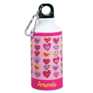 Crazy Hearts Water Bottle