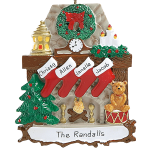 Stockings Ornaments-4 Names-810784B