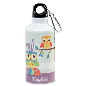 Happy Easter Owl Water Bottle