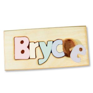 Personalized Name Board Floor Puzzle - Pastel Colors