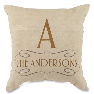 Family Name Personalized Pillow - 2 Colors