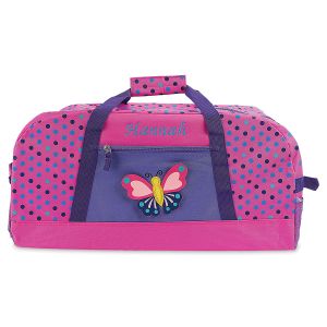 3-D Butterfly Personalized Duffel Bag