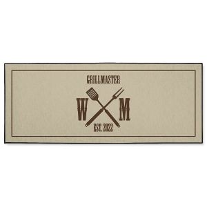 Grillmaster Personalized Doormat