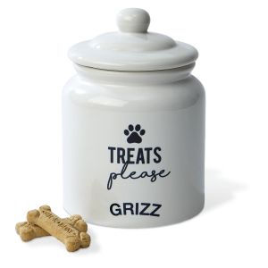 Dog Personalized Treat Jar