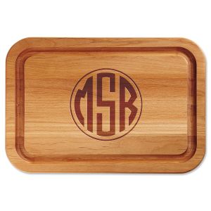Monogram Personalized Wood Cutting Board