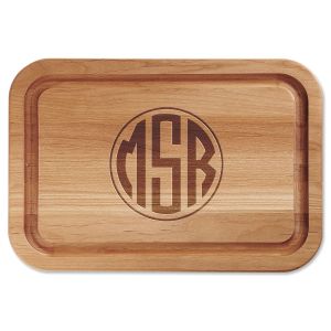Monogram Personalized Wood Cutting Board