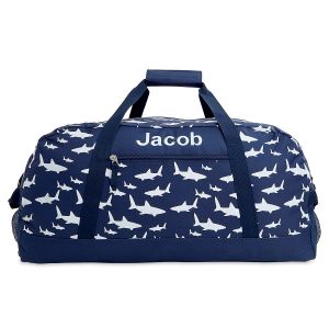 Sharks 23” Personalized Duffel Bag