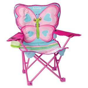 Personalized Butterfly Camp Chair by Melissa & Doug®