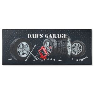 Double-Width Personalized Garage Doormat