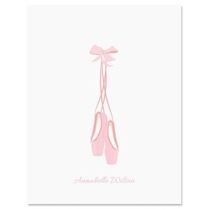 Ballet Slippers Note Cards