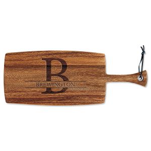 Personalized Initial & Name Paddle Cutting Board