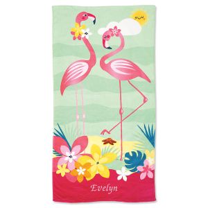 Flamingo Personalized Towel