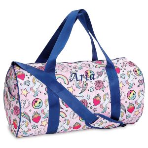 Kids Duffel Bags Sports Lillian Vernon Personalized Unicorn Couture Duffel Bag