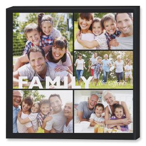 Family Collage Photo Canvas - 12x12