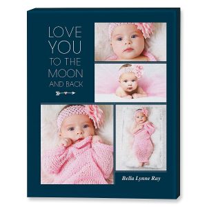 Love You Collage Photo Canvas - 16x20