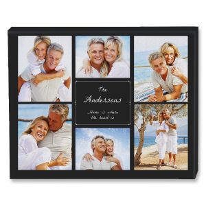 Home Heart Collage Photo Canvas - 16x20