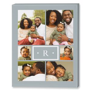 Monogram Collage Photo Canvas - 16x20