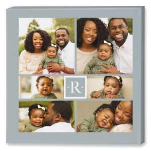 Monogram Collage Photo Canvas - 12x12