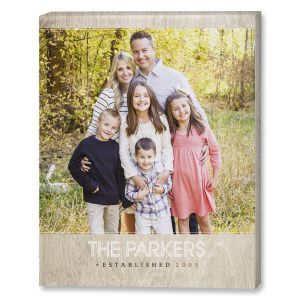 Light Wood Photo Canvas