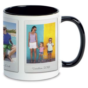 Polaroid Photo Mug - Black Handle